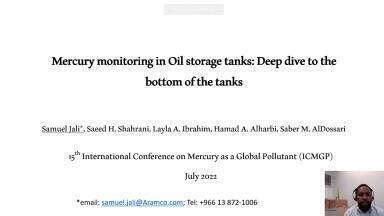Innovations in mercury monitoring in oil storage tanks